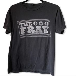 The Fray summer tour 2012 black graphic band t-shirt size small